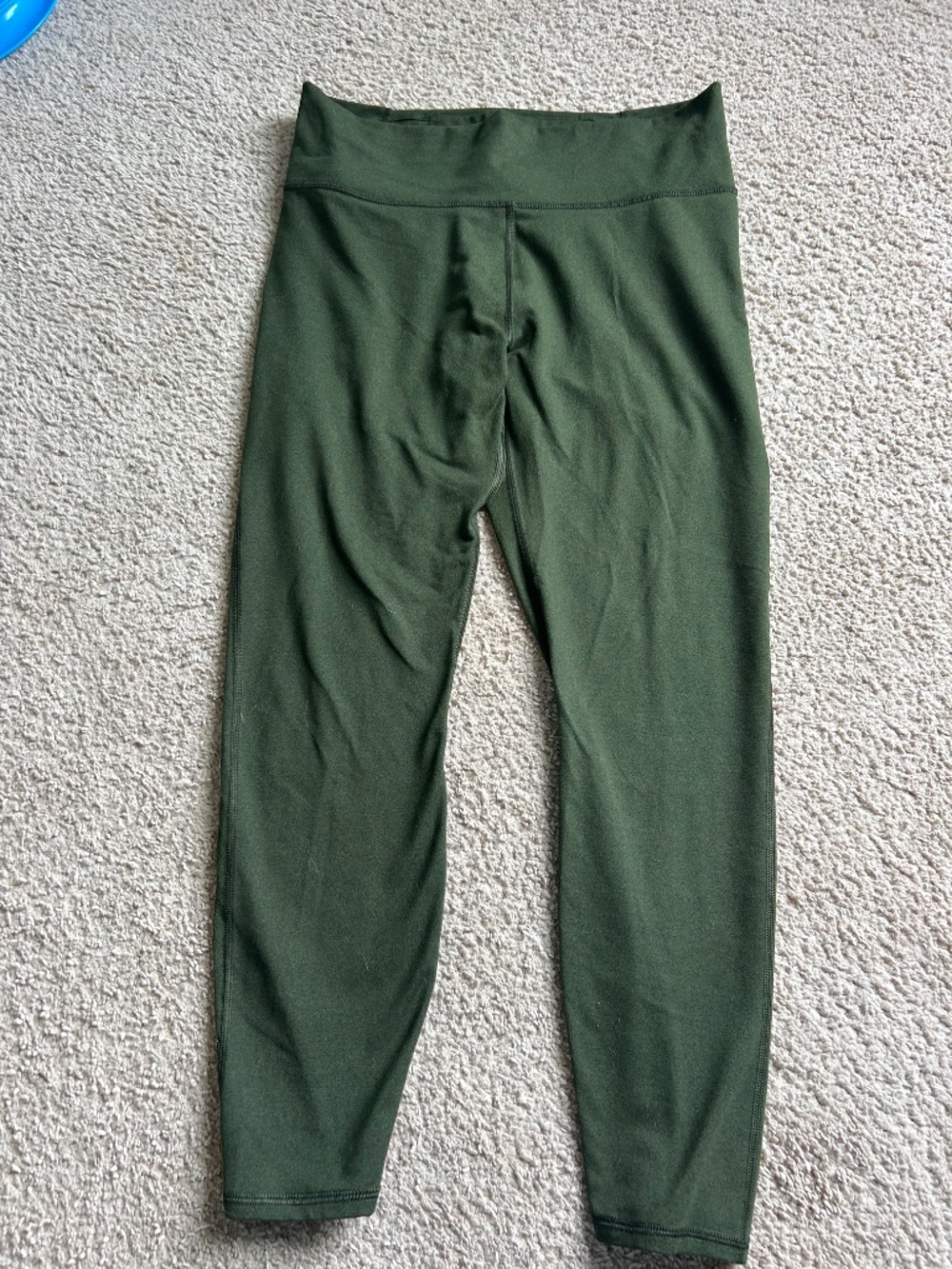 Fabletics Olive Green High-Waisted Cropped Leggings 💚